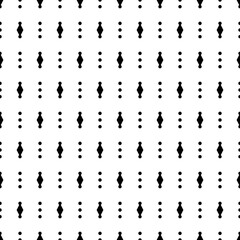 Fototapeta na wymiar Seamless pattern. Ethnic wallpaper. Mosaics background. Figures, circles ornament. Geometric motif. Folk image. Simple shapes backdrop. Digital paper, web design, textile print