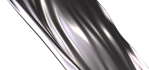 Naklejka premium Reflective Beauty: Embrace the Shimmering Effect of Brushed Metal Plate Background