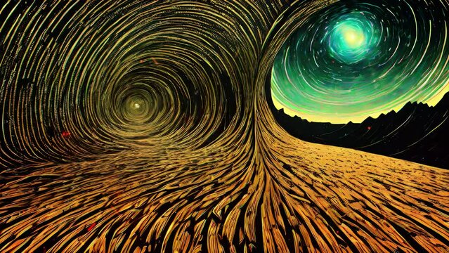 Mystical surrealism conceptual abstract fantasy art, astrological horoscope. Suitable for content illustration like religion, meditation, science, healing therapy, etc. State of mind, universe, cosmos