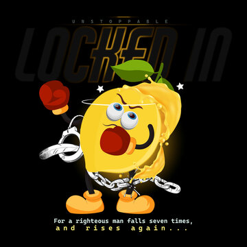 Unusual Lemon Tee Illustration