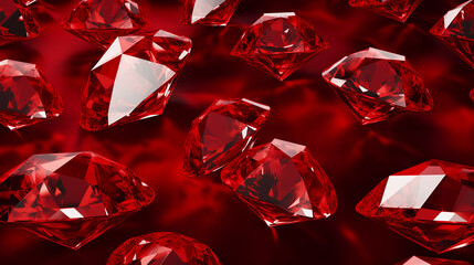 Luxury red diamonds