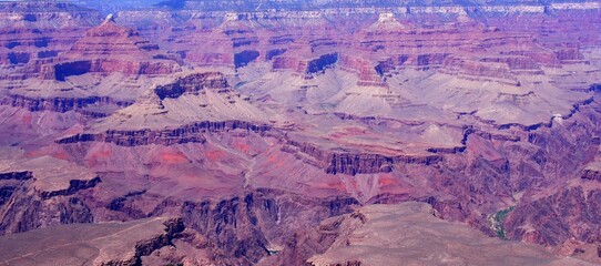 Grand Canyon panorama amazing surreal rocks