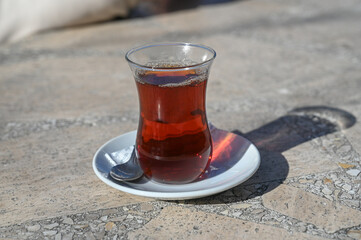 black tea in a Cypriot cafe 2
