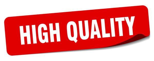 high quality sticker. high quality label