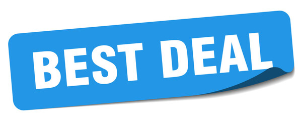 best deal sticker. best deal label