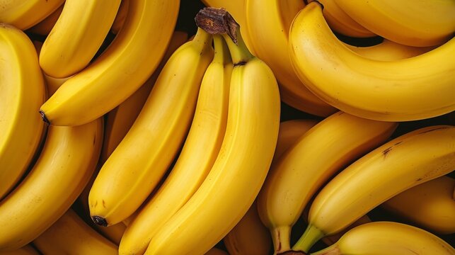 realistic Background of fresh bananas arranged together on whole image