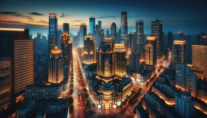 Metropolitan Twilight: The City Lights Come Alive