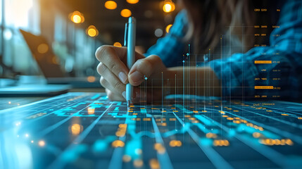 Dynamic Sporty Woman