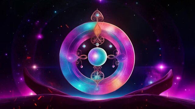 Mystical surrealism conceptual abstract fantasy art, astrological horoscope. Suitable for content illustration like religion, meditation, science, healing therapy, etc. State of mind, universe, cosmos