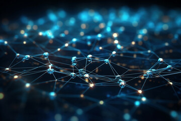 Blockchain network concept