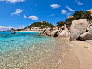 Beatiful Sardinia beach claer water