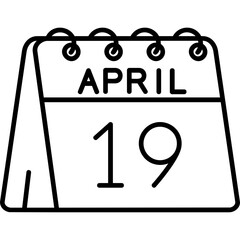19th of April Icon