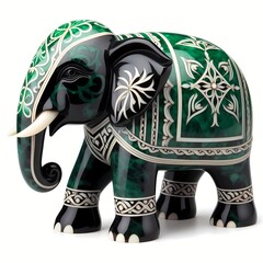 Obraz premium marble elephant statue