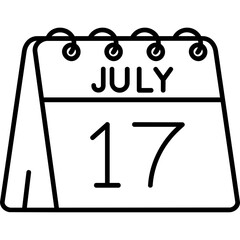 17th of July Icon