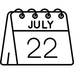 22nd of July Icon