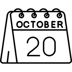 20th of October Icon