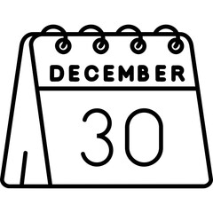30th of December Icon