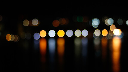 bokeh effect at night, night photography for backgrounds