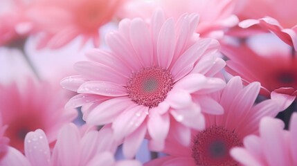 A close-up shot of a bunch of pink flowers. Perfect for adding a touch of color and beauty to any project