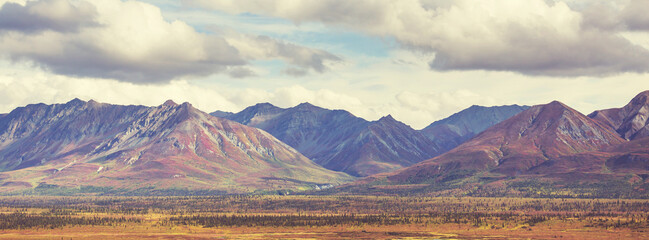 Mountains in Alaska panorama