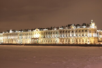 Fototapeta na wymiar Hermitage Palace in St. Petersburg, Russia