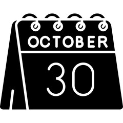 30th of October Icon