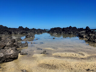 Los Caletones beach, Lanzarote, Canary Islands