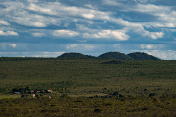 Obraz premium Serra do Sincorá, Chapada Diamantina, Gerais do Sincorá, Meio Ambeinete, Montanhas,Agronegócio 