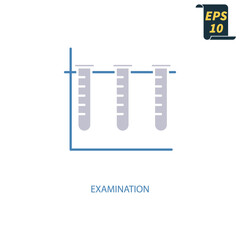 examination icons  symbol vector elements for infographic web