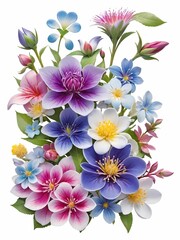 floral background with flowers