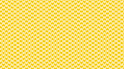 Yellow and white diagonal plaid background