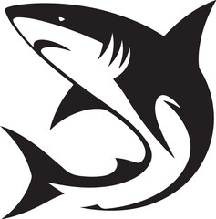 shark vector silhouette image