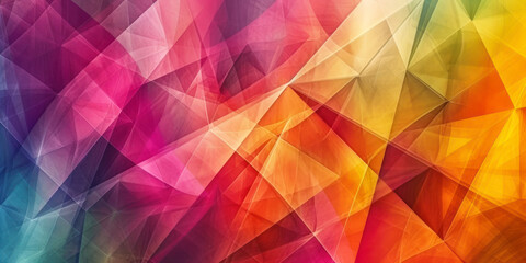 Obraz premium Abstract geometric patterns, a modern wallpaper showcasing intricate and colorful geometric patterns.