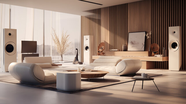 Immersive experience of a high-end home audio system