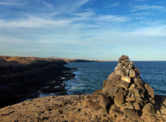 rocks on the beach on Fuerteventura, Canary Islands