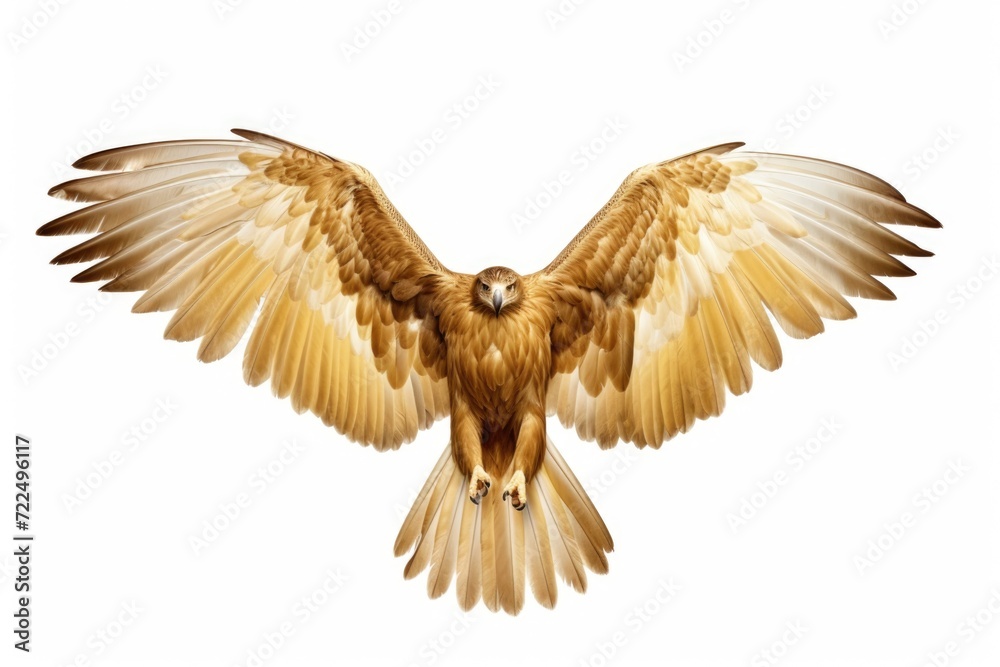 Poster A large bird of prey soaring through the sky. Perfect for nature and wildlife enthusiasts