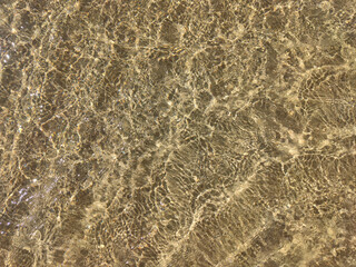 clear water on a beach on Fuerteventura, Canary Islands