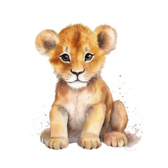 baby lion cub