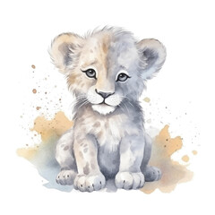 Obraz premium lion cub
