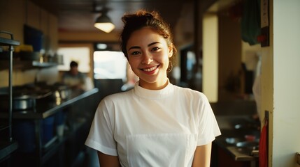 Young Mexican Female Chef