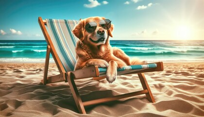 Beach Relaxation: Dog Days of Summer - 722506197