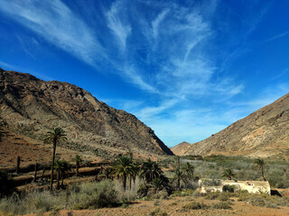 barranco de las pe&ntilde;itas on fuerteventura, canary islands
