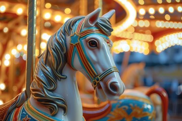 Carnival Horse Close-up