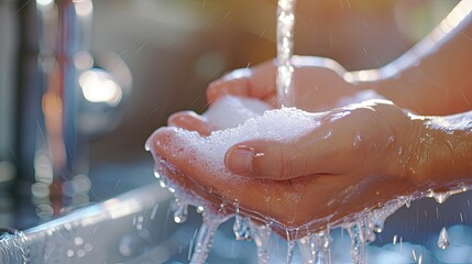 People washing hands arm wallpaper background