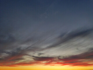 sunset on Fuerteventura, Canary Islands