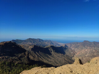 view from Roque Nublo, Gran Canaria, Canary Islands