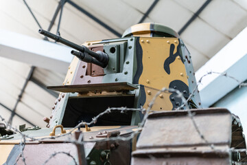 cannon tower from a tank