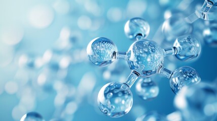 Captivating liquid bubble suspended in water, its iridescent surface reflecting the delicate nature of a single drop