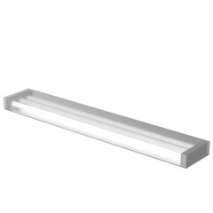 3D rendering illustration of an industrial old fluorescent lamp