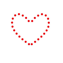 Hand drawn love symbol